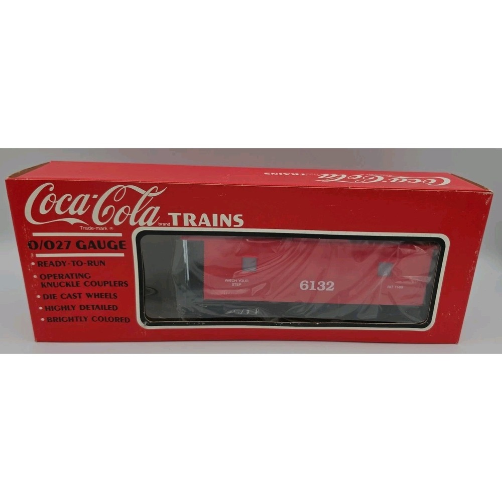 K-Line Coca-Cola 1995 Christmas Box Car 6132 O Gauge Model Train NEW